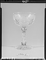 Sherry Glass, Libbey Glass Company  American, Cut and engraved glass, American
