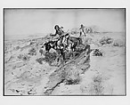 Indian Braves, Charles M. Russell (American, St. Louis, Missouri 1864–1926 Great Falls, Montana), Watercolor on paper, American