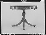 Card Table, Michael Allison  American, Mahogany, white pine, American