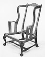 Easy Chair, Mahogany, maple, white pine, red maple, American