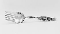 Serving Fork, Whiting Manufacturing Company  American, Silver, gold, American