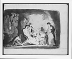 Sketchbook of Figure Studies, Thomas Sully (American, Horncastle, Lincolnshire 1783–1872 Philadelphia, Pennsylvania), Cardboard (cover)
Drawings in ink, wash, and graphite on light brown laid paper with fibers of mixed composition (sheets), American