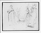 Sketchbook of Figure Studies, Thomas Sully (American, Horncastle, Lincolnshire 1783–1872 Philadelphia, Pennsylvania), Cardboard (cover)
Drawings in ink, wash, and graphite on light brown laid paper with fibers of mixed composition (sheets), American