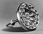 Curtain Knob, Brass, gilded alloy