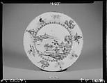 Dinner Plate, Porcelain, Chinese, for American market