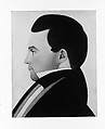 Profile of a Man, Pastel and graphite on heavy off-white wove paper, American