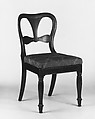 Side Chair, Duncan Phyfe  American, born Scotland, Mahogany, American