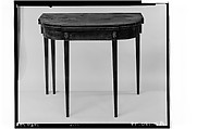 Card Table, Mahogany, white pine, tulip poplar, maple, American