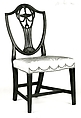 Side Chair, Mahogany, maple, American