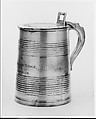 Tankard, Samuel Alexander (active ca. 1796–1814), Silver, American