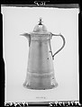 Flagon, Rufus Dunham  American, Pewter, American