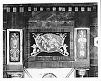 Sideboard, Mahogany, satinwood, silver, copper, verre églomisé with yellow poplar, white pine, mahogany, American