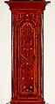 Tall Clock, Jacob Diehl (1776–1858), Walnut, pine, American