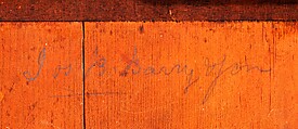 Pier table, Joseph B. Barry and Son (1757–1838), Mahogany, mahogany veneer, satinwood, amboyna, pine, gilt bronze with yellow poplar, American