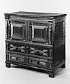 Chest with drawers, Red oak, yellow pine, hemlock, white pine, poplar, American