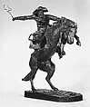 The Broncho Buster, Frederic Remington (American, Canton, New York 1861–1909 Ridgefield, Connecticut), Bronze, American