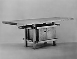 Table, Frank Lloyd Wright (American, Richland Center, Wisconsin 1867–1959 Phoenix, Arizona), White oak, American
