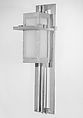 Light Fixture, Frank Lloyd Wright (American, Richland Center, Wisconsin 1867–1959 Phoenix, Arizona), White oak, glass, American