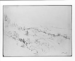 Franklin County, New York, James M. Hart (American (born Scotland), Kilmarnock 1828–1901 New York), Graphite on off-white wove paper, American