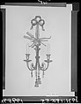 Pair of wall sconces, Gilded gesso on pine, American or British