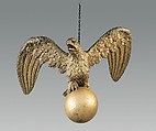 Eagle, William Rush (1756–1833), Carved wood (probably Eastern white pine), gessoed and gilded, and cast iron, painted, American