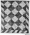 Quilt, Log Cabin pattern, Light and Dark variation, Wool and cotton, American