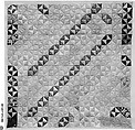 Quilt, Broken Dishes pattern, Silk and cotton, American
