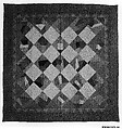 Quilt, Crazy pattern, Silk, silk velvet, and wool, American