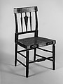 Side Chair, Hugh Finlay  American, Mahogany, maple, tulip poplar, cane, American