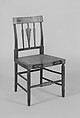 Side Chair, Hugh Finlay  American, Mahogany, maple, tulip poplar, cane, American