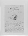 Seagull, John Singer Sargent (American, Florence 1856–1925 London), Pen and ink on paper, American