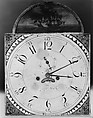 Tall Clock, Case by John Doggett (1780–1857), Mahogany, maple, white pine, American