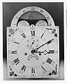 Tall clock, James Dinsmore (active ca. 1803–1823), Cherry, mahogany with maple, white pine, yellow poplar, American