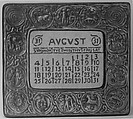 Calendar, Louis C. Tiffany  American, Bronze, American