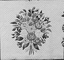 Quilt, Presentation pattern, Designs attributed to Mary Hergenroder Simon (1808–1877), Cotton and silk velvet, American