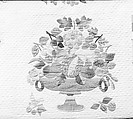 Quilt, Presentation pattern, Designs attributed to Mary Hergenroder Simon (1808–1877), Cotton and silk velvet, American
