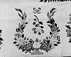 Quilt, Presentation pattern, Designs attributed to Mary Hergenroder Simon (1808–1877), Cotton and silk velvet, American