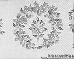 Quilt, Presentation pattern, Designs attributed to Mary Hergenroder Simon (1808–1877), Cotton and silk velvet, American