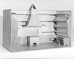 Toy Kitchen, Wood, metal, ceramics, American or German