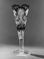 Vase, Dorflinger Glass Works American, Cut blown glass, American