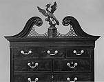 Chest-on-chest, Attributed to Thomas Affleck (1740–1795), Mahogany, mahogany veneer, white cedar,
yellow pine, tulip poplar, American