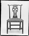 Side Chair, Mahogany, maple, American