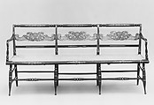 Settee, Attributed to Lambert Hitchcock (1795–1852), Wood, American