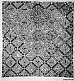 Quilt, Fruit Baskets pattern, Silk and silk velvet, American