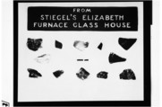 Glass Panel, Stiegel&#39;s Manheim Factory (1763–1774), Free-blown glass, American