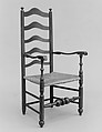 Armchair, Maple, American