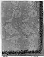 Water-lily curtain, Associated Artists (1883–1907), Silk, woven, American