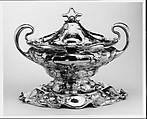 Tureen and Stand, Gorham Manufacturing Company  American, Silver, American