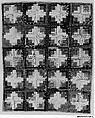 Log Cabin Crib Quilt, Probably Anna Susan Ruddick Trowbridge (1869–1949), Cotton and wool, American