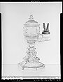Lamp, Pressed glass, American